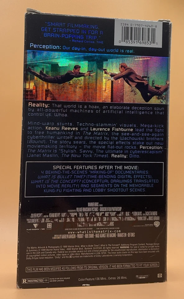 The Matrix VHS 1999 Collector's Edition Keanu Reeves **Buy 2 Get 1 Free** - Image 2 of 3