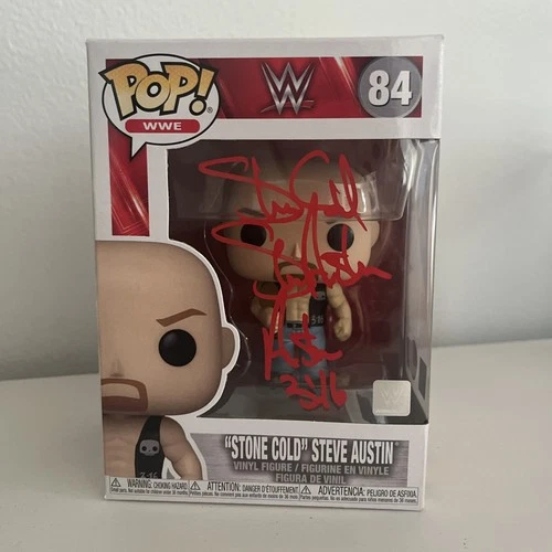 Funko Pop! WWE Stone Cold Steve Austin #84 With Hard Protector Case