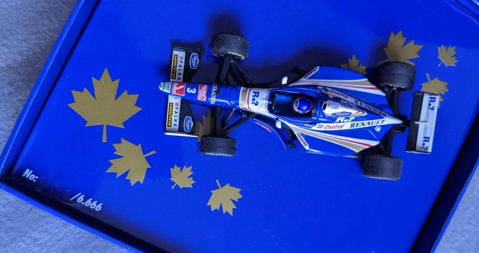 Minichamps Williams Renault FW19 Jacques Villeneuve Champ1997  1/43 LE /6666 - Image 3 of 4