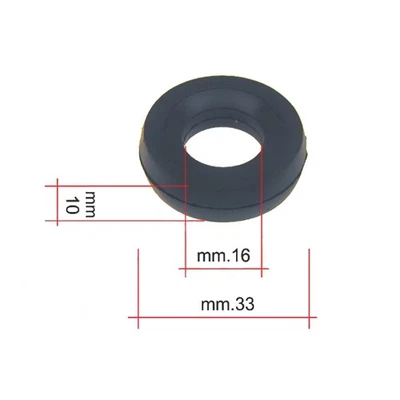 Tampon Amortisseur Ant. Noir Pour Piaggio Hexagon LX 125 Zapm05 2T LC `98-`99 - Photo 1/4
