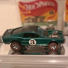 Hot Wheels Boss Hoss Mustang Green Restored Car 1:64 Redline Wheels 1969