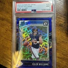 2024 Donruss Optic Caleb Williams Blue Scope #201 Prizm RC PSA 9 Bears