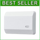 <!--F#f_0-->Classic White Textured Wired Doorbell with Unique Chime Tones for Two Doors<!--F/-->