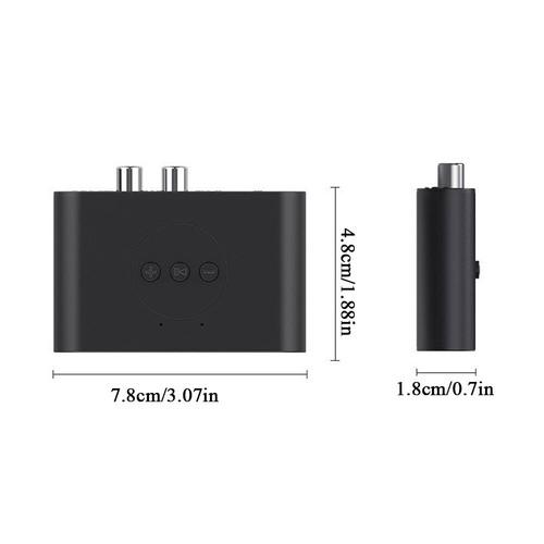 Bluetooth 5.2-Empfänger Kabelloser Stereo-Audio-Adapter 3 5-Mm-Klinke Aux ' - Photo 4/15