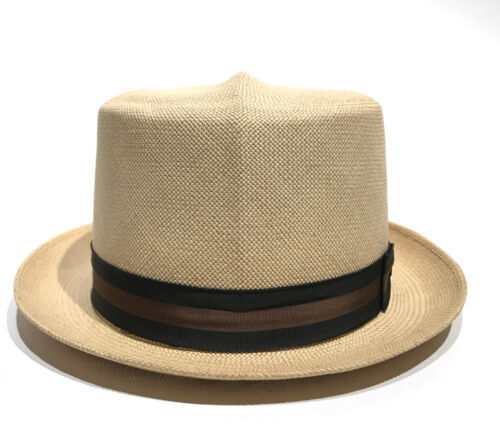 Vintage Knox NY Brown Homburg Men's Hat in Hatbox Box Vintage Knox NY Brown Homburg Men's Hat in Hatbox Box
