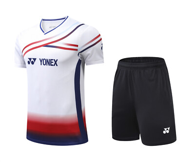 Professional Tennis Badminton Clothes Training Suit Breathable Shirts Shorts Kit