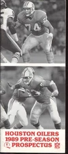 1989 Houston Oilers Pre-Season Prospectus