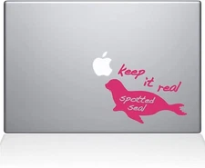 Decal Guru Keep It Real Spotted Seal MacBook Decal Vinyl Sticker 13MacBook