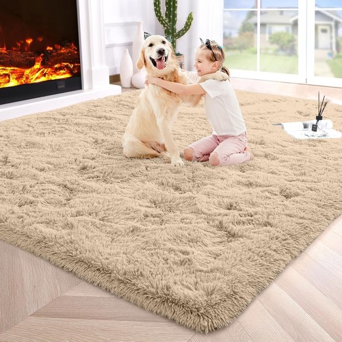 Fluffy Area Rugs Modern Shaggy Carpets for Living Room Fuzzy Soft Indoor Mat - Picture 2 of 47