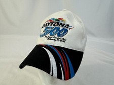Daytona 500 "The Great American Race" Hat Vintage 2002 White Jagged Art On Bill