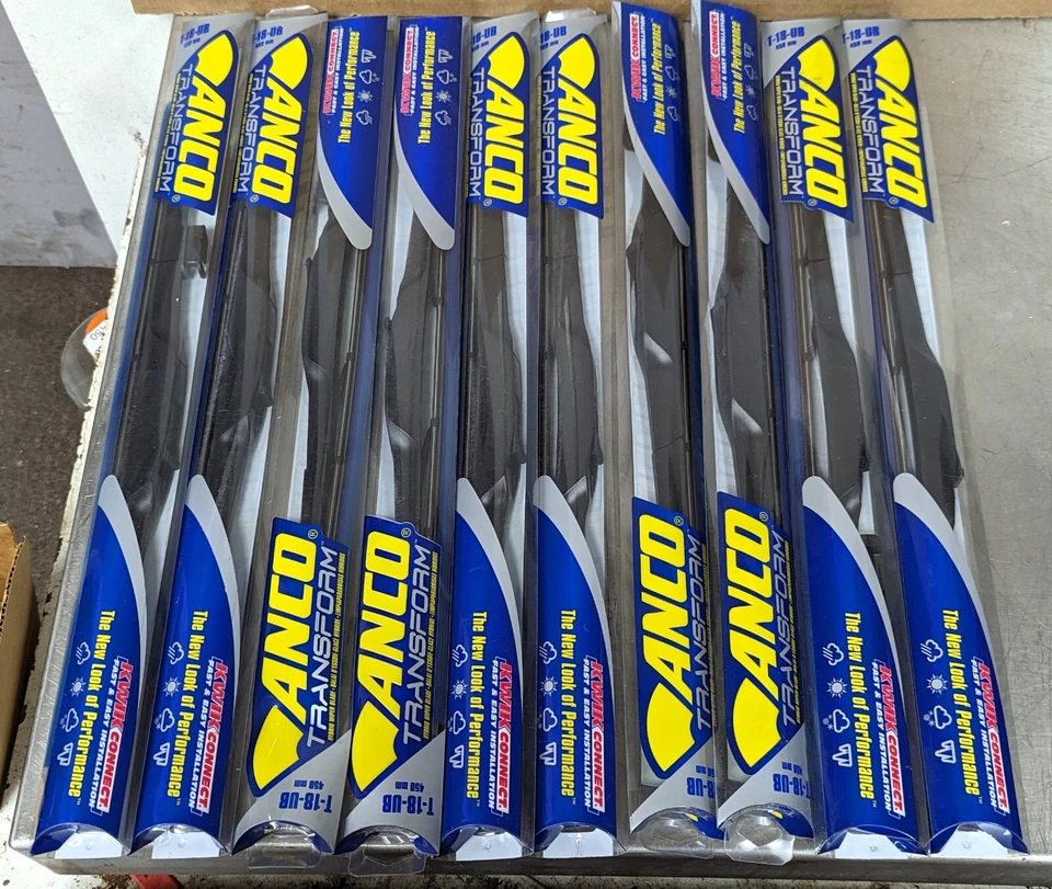 (10) Escobilla limpiaparabrisas ANCO 18" HÍBRIDA Transform parabrisas FORD HYUNDAI HONDA T18UB Foto 2 de 4