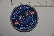 BOY SCOUTS CANADA PATCH VANCOUVER CANUCKS NIGHT NHL HOCKEY GAME 2017 BADGE