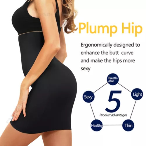 Women Shaping Half Slips Body Shaper Under Skirt Tummy Control Slimming Slip - Bild 10 von 23
