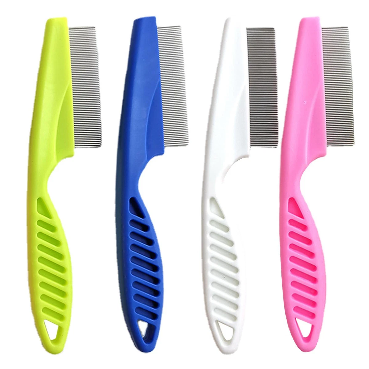 Stainless steel top flea comb