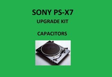 Turntable SONY PS-X7 Repair KIT - all capacitors