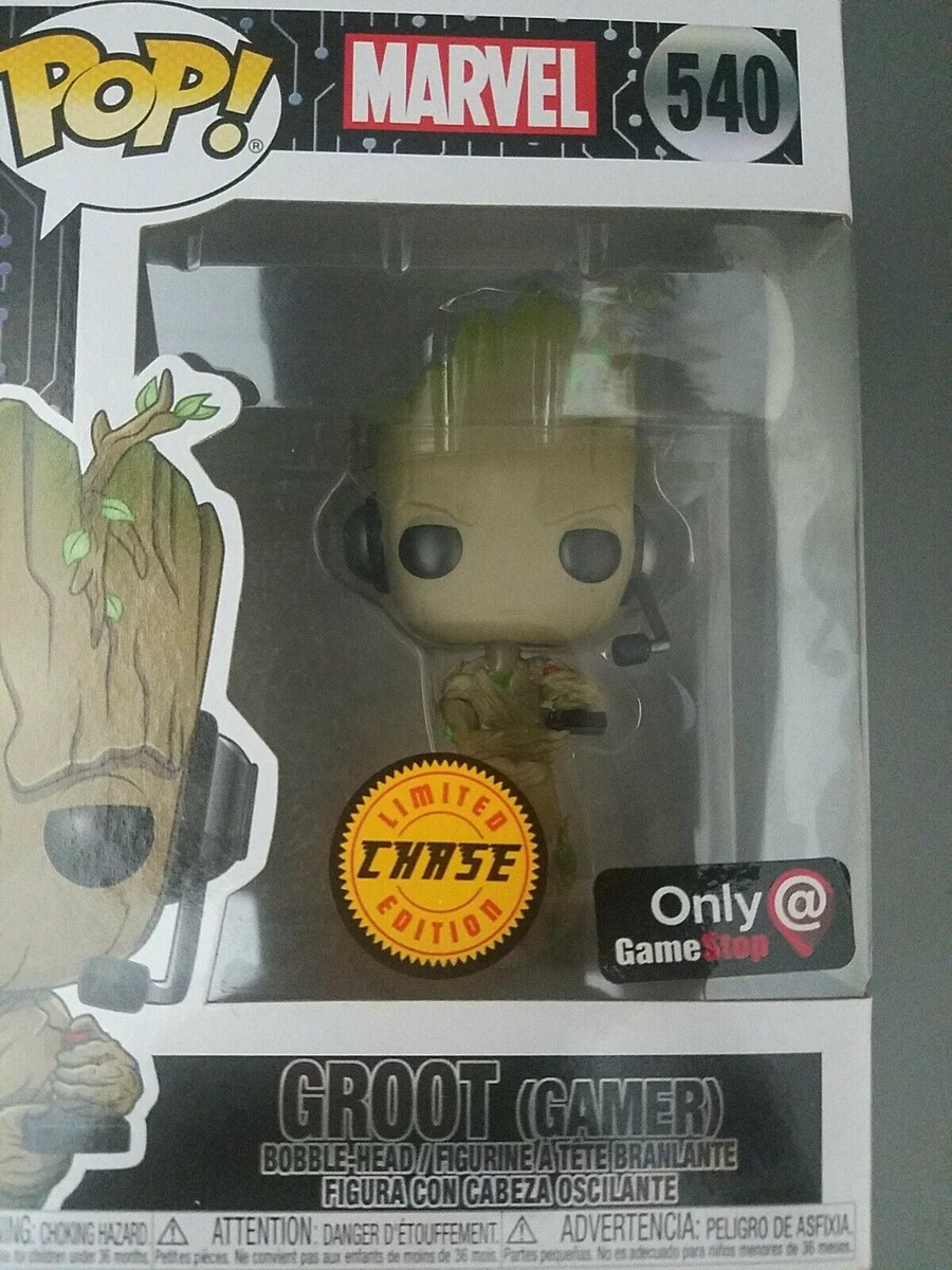 Groot #540 – Marvel Funko Pop! [Gamer] [Chase GameStop Exclusive