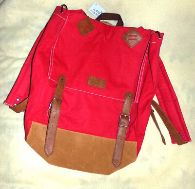 BAG - American Eagle Outfitters lightweight large backpack red & tan