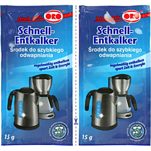 ORO fix Schnell-Entkalker Pulver Entkalkung für Wasserkocher Tab Kaffeemaschinen - Bild 1 von 1