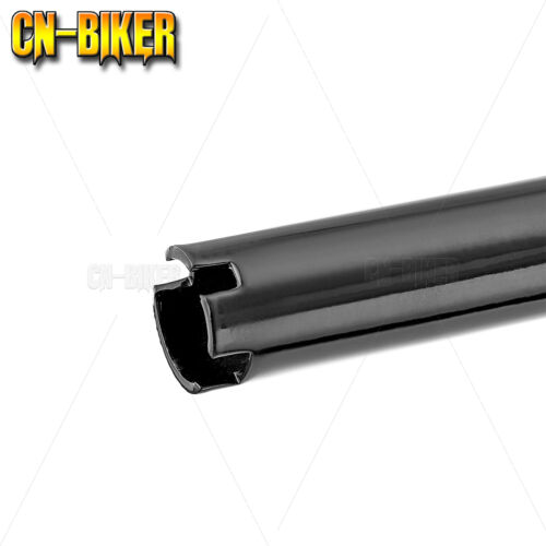 Chrome / Gloss Black 3.75" Rise 1.25" Drag Bar Handlebar For Harley Davidson - Picture 11 of 11