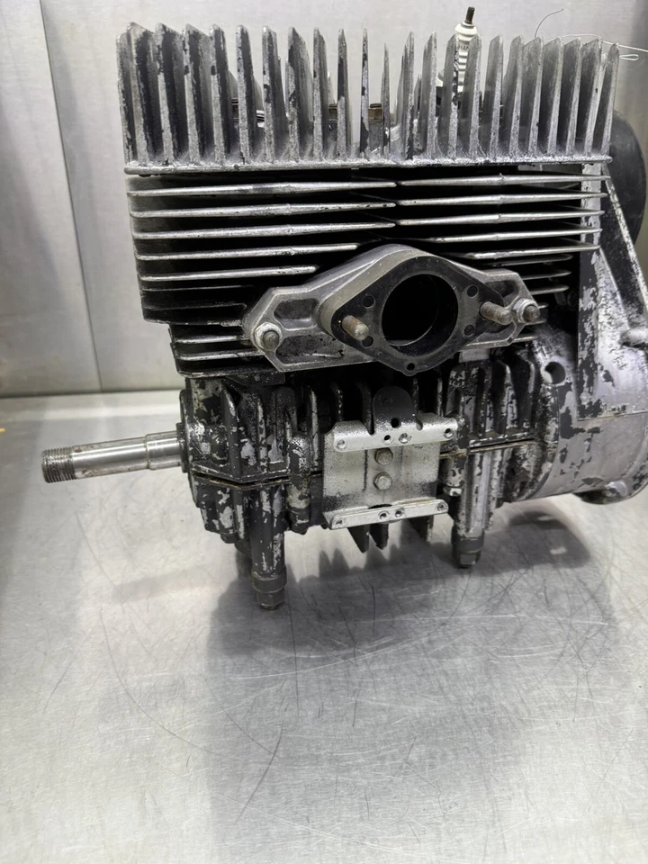 Vintage Snowmobile 1973 Ski-Doo TNT SILVER BULLET 435 440 Motor Good - Image 4 of 4