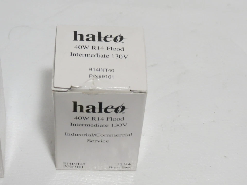 HALCO 40W R14 REFECTOR FLOOD BULB 130V 9101 3 PIECES BULBS DIMMABLE R14INT40 - Image 3 of 4