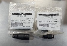 10pc W/ 2 Male 2 Female Metric 6mm Tubing Quick Connect Air Fitting Disconnect