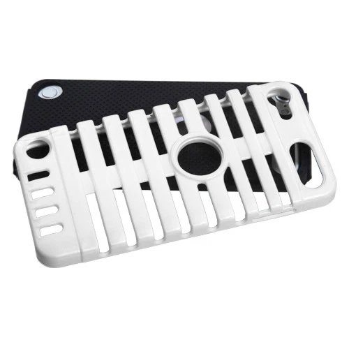 Para iPod Touch 5ta 6ta 7ma Generación - Estuche Híbrido de Goma Dura y Suave Armadura Impacto Blanco Foto 3 de 4