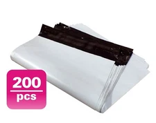 200 6X9 M1 WHITE POLY MAILERS SHIPPING ENVELOPES PLASTIC BAGS 200#M1