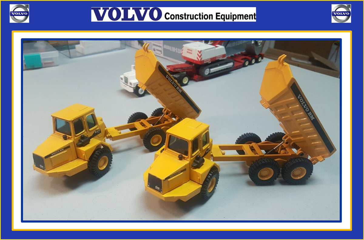 Joal 1/50 Dumper Articulé Volvo A25 – BTP TP – Occasion Sans Boîte – Mint