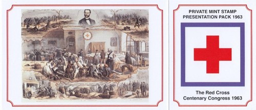 GB 1963 RED CROSS CENTENARY PRIVATE PRESENTATION PACK SG 642 644 MISSED GPO RARE - Picture 6 of 6