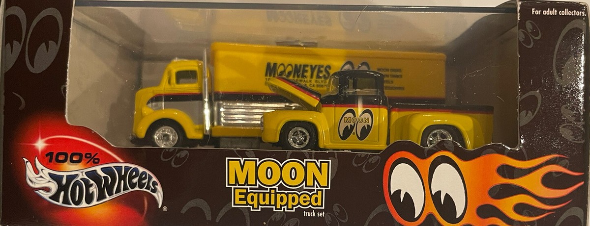 100% ホットウィール MOON Equipped truck set Hot Wheels 100 Moon Equipped 2 Car Set Mooneyes 1938 Ford