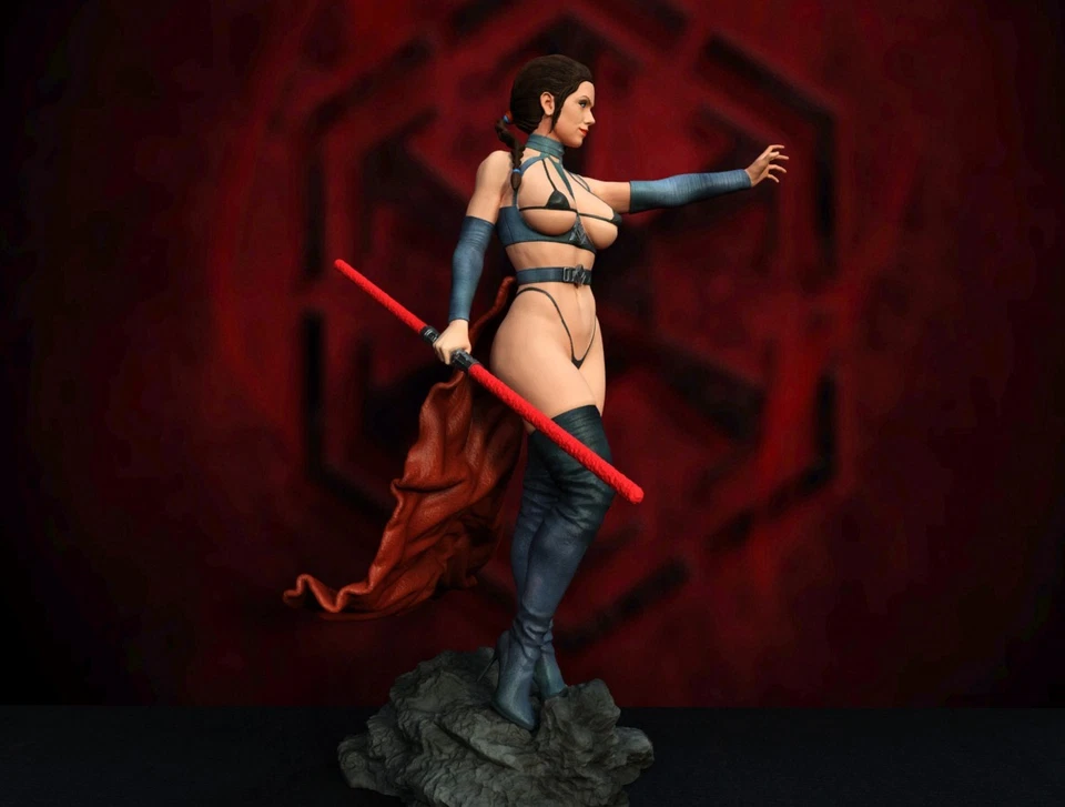 Figura Star Wars/Reyna Oscura/25cm/Pintada Pro Foto 4 de 4