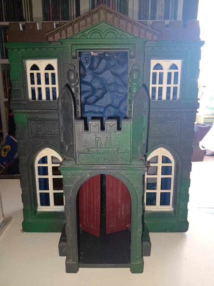 Wayne Manor batcaverna di Batman marca Kenner anni 90 vintage m - Immagine 2 di 4