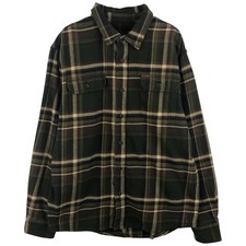 Used Orvis long-sleeved heavy flannel check shirt size L men's 