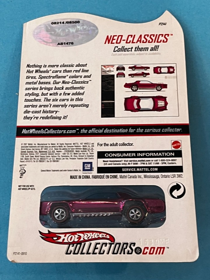 Hot Wheels RLC Neo-Classics Series 8 , Sugar Caddy ,#/8500 rare nip | eBay