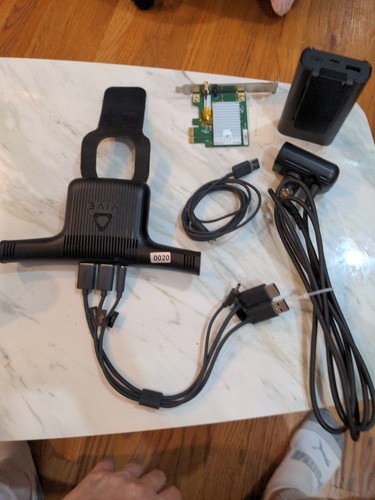 HTC Vive Wireless Adapter Kit w/ PCIE Card, Power Bank, Sensor & Cables - Untest