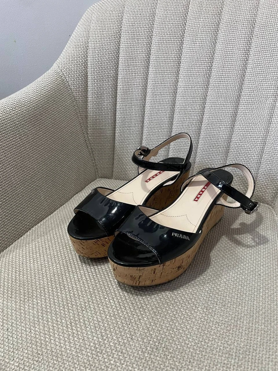 PRADA Wedge Slide Sandals for Women | eBay