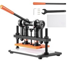 Leather Cutting Machine, 10.2 x 5.9 in Embossing Plate Manual Die Cutter