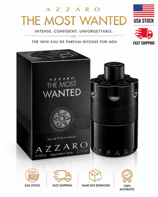 Azzaro The Most Wanted Eau de Parfum Intense 100ml Spray   Brand New & Sealed