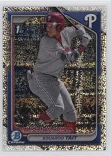 2024 Bowman Chrome Prospects Speckle Refractor /299 Eduardo Tait #BCP-164 10vb