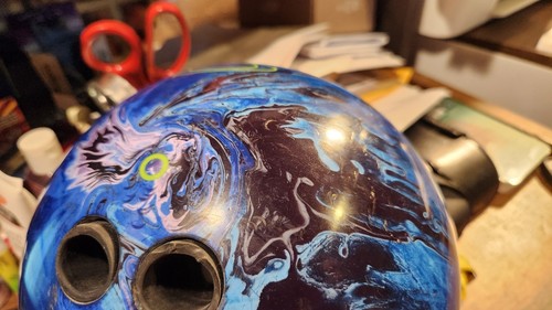 Brunswick Hypnotize Bowling Ball 15 lbs Preowned Span 3 5/8 Inches Lefty - 第 6/10 張圖片
