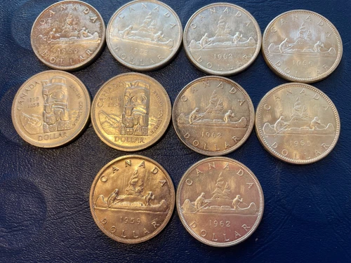 Canada 80% Silver Bullion Coins $10.00 face Value