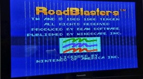 RoadBlasters Nintendo Entertainment System NES 1990 Mindscape Tested Video Game