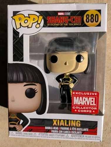 Funko Pop! Marvel Shang-Chi Xialing #880 Collector Corps Exclusive Nonmint Box