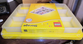 LEGO 4096 Storage/Sorting Tray Plastic Approx 14 x 11 x 1.5 Yellow - Has Defect