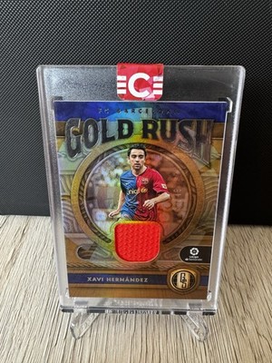 Xavi Hernandez Panini Gold Rush Relic /49 FC Barcelona