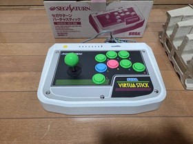 Sega Saturn Virtua Stick Arcade Game Controller HSS-0136 SS Japan Tested Boxed