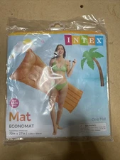 Intex Economat Pool Float Floating Mat Orange 72x27  Swimming Summer