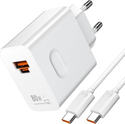 Ladegerät Schnellladegerät Für Honor Ladekabel 2-Port 80W für Honor Magic 6 Pro