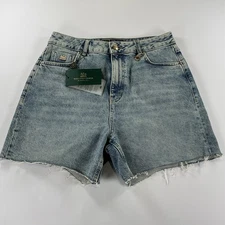 Holland Cooper Women’s High Rise Denim Shorts Vintage Indigo Size 14 NWT